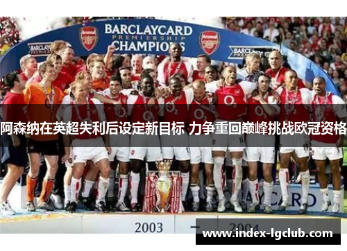 阿森纳在英超失利后设定新目标 力争重回巅峰挑战欧冠资格 阿森纳在英超失利后设定新目标 力争重回巅峰挑战欧冠资格